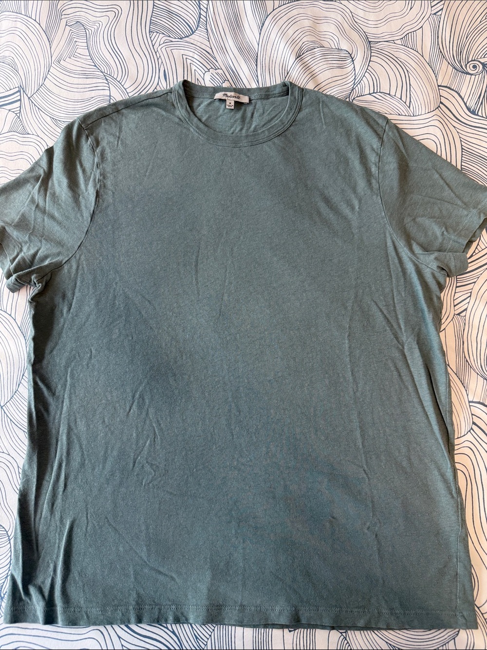 Madewell Men's Short Sleeve Crew Tee — Slate Green